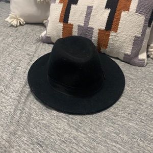 Black felt hat